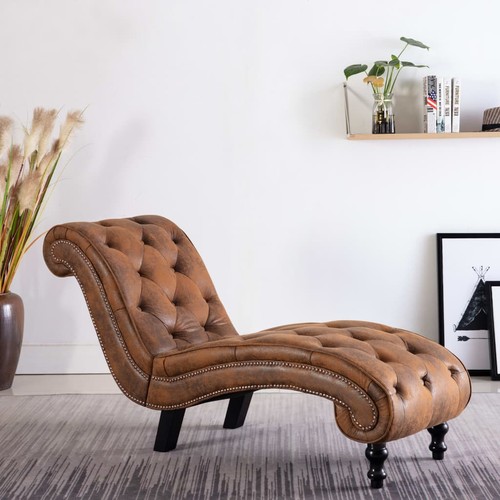 Chaiselongue braun - chaiselongue,