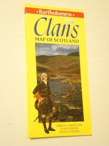 Clans map scotland - map, of