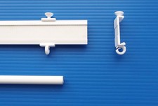 Profi Paneelwagen Aluminium weiß für Schiebegardine fast überall passend