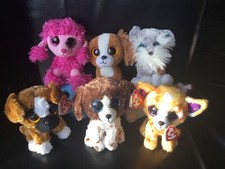 W-F-L TY Hund Beanie Boos ca. 15 cm  Glubschi freie Auswahl  Stofftier Glubschis