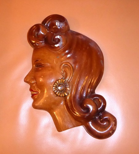 Art deco wandmaske - art,