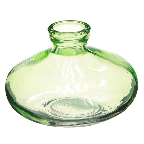 Glasvase grün bauchig ø9cm - grün,