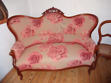 Omas antikes Louis Philippe Sofa | Couch um 1860 neu bezogen u. gepolstert