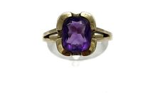333/- 8kt Gold Ring, Amethyst, Cabochon, Gr. 62, Damen, guter Zustand.