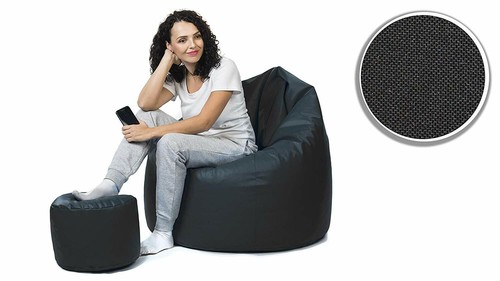 Sitzsack mit hocker beanbag - hocker,