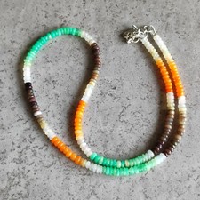 Opal rondell kette äthiopien - opal,