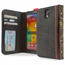 Retro Buch Style Handytasche für Samsung Galaxy Note 3 N9000 N9005