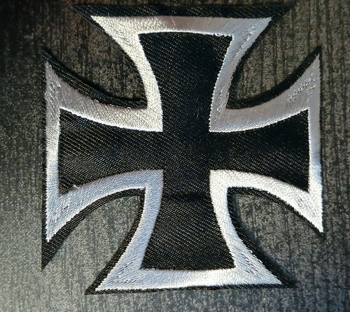 Eisernes kreuz aufnäher iron - eisernes,