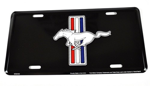Ford mustang tribar plate - ford,