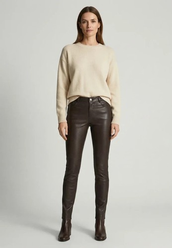 Damen lederhose pnd - damen, (stretch)