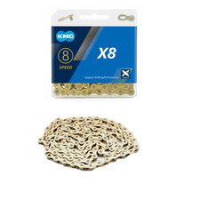 KMC 6/7/8 fach X8 Rennrad MTB Gold Kette Fahrrad ketten 116L FÃ¼r Shimano SRAM
