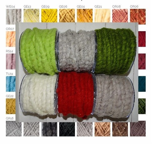 Wollkordel 23 farben - wollkordel,