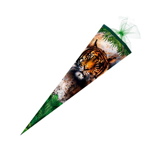 Schultüte tiger dschungel - schultüte,