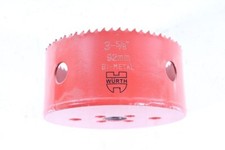 HSS Bi Metall Lochsäge 92 mm Ø Dosenbohrer Bohrkrone Würth