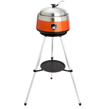 Holzkohlegrill mit Zubehör und Dreibeingestell B-Ware