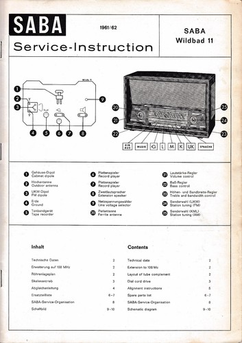 Service manual für saba - service,