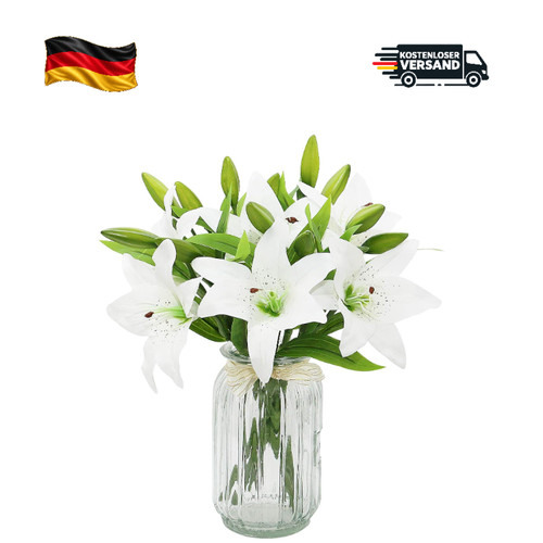 Künstliche lilie blumen - lilie, 6