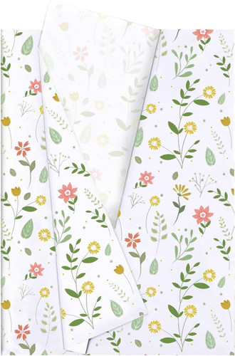 Seidenpapier mit blumenmuster - mit,