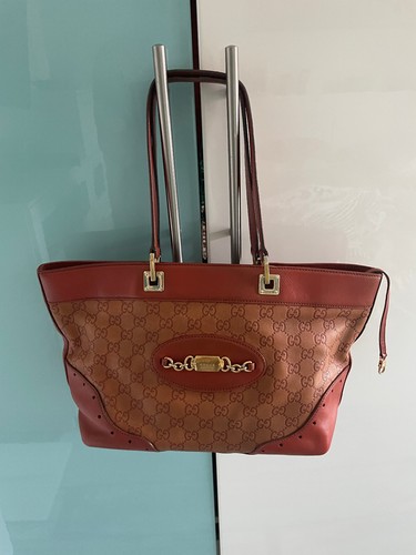 Gucci vintage leder tasche - vintage,