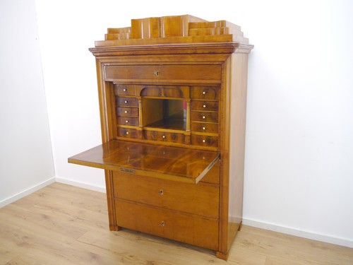 Biedermeier sekretär - biedermeier,