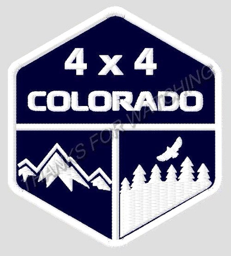 Colorado 4 embroidered - x,