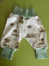 Babyhose Biojersey Waldtiere Gr.62 Neu