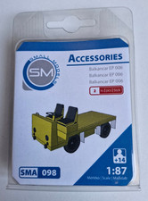 SM 2 Stück Elektrokarren Balkancar 1:87 Bausatz Bahnsteig Expressgut Gepäck Post