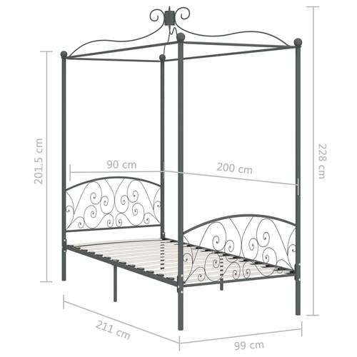 Himmelbett bettgestell - himmelbett,