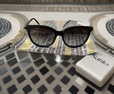 Fossil Runde Damen Sonnenbrille FOS 3064 Schwarz / Grau Brandneu ?