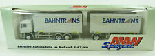 MAN F90 Wechselpritsche Bahntrans AWM 1:87 H0 OVP [I15Y-C1]