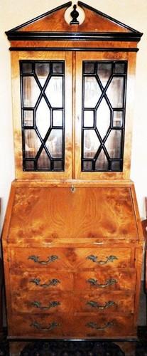 Vitrine schrank sekretär - vitrine,