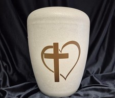 Bio-Urne Schmuckurne (Kreuz