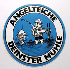 Werbe-Aufkleber Angelteiche