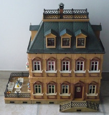 Playmobil Villa, 5300 Nostalgie Rosa Serie, Puppenhaus + Einrichtung – Konvolut