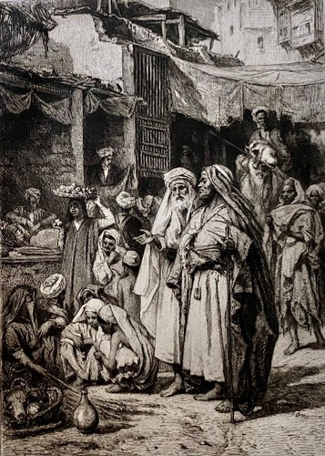 Orientalische marktscene - "orientalische,