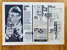 Agfa Film Kamera Movex Reflex Automatic Original 1964 Vintage Advert Werbung