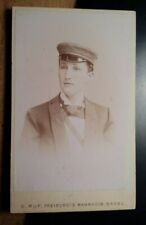 Student in Couleur - 1893 - CDV Freiburg - Mannheim - Basel / Studentika