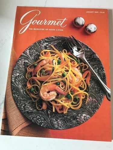 Vintage gourmet magazine 1988 - gourmet,