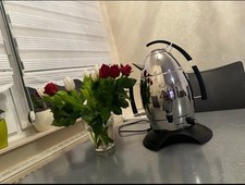 Amc Samowar, semaver, teekocher, Teekanne Wasserkocher Edelstahl 18/10 neu &ovp