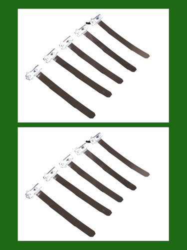 10x erdungsbandschelle 1 - 1/8,