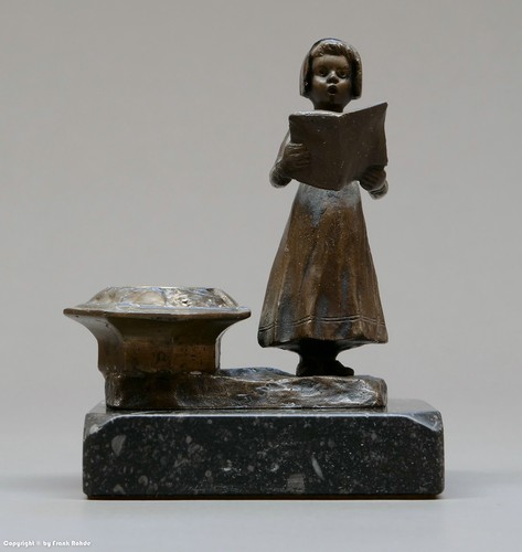 Bronze figur singendes - figur,