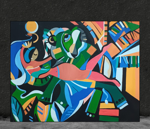 Original acrylgemälde 40x50 - acrylgemälde,