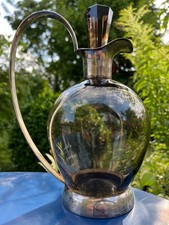 antike Karaffe Hugo Böhm Schwäbisch Gmünd 800er Silber Art Deco/1920er Jahre