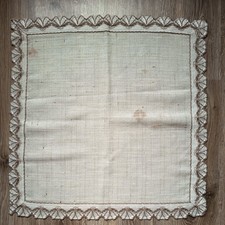 Deckchen Leinenstruktur grob