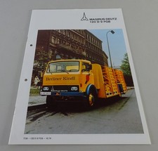 Prospekt Magirus-Deutz 120 D 9