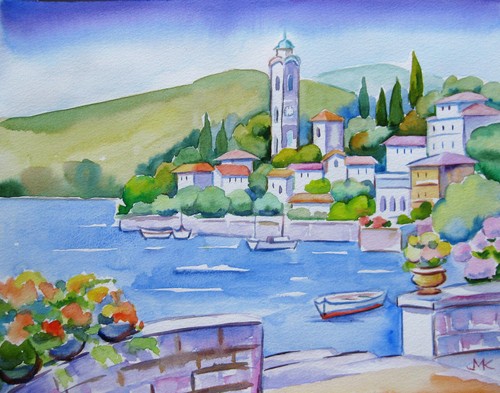 Garda see original - garda, aquarell