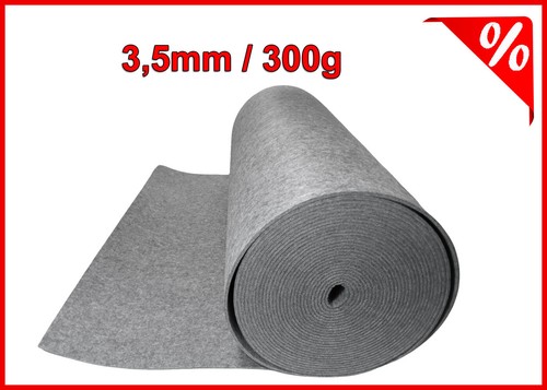 Filz 5mm grau - grau, soft