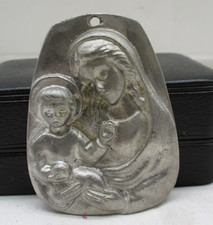 Zinnguss Relief Wandschmuck