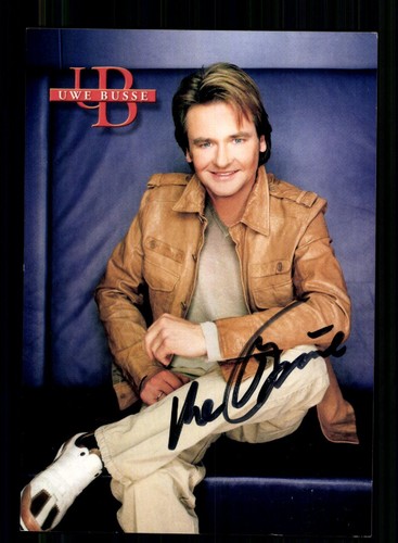 Uwe busse autogrammkarte - uwe,
