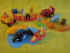 123 Playmobil - Zoo Wale Zebra Giraffe Nashorn Figuren Buggy Traktor Zubehör